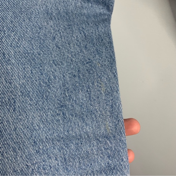 Levi's Premium Womens Wedgie Tapered Ankle Jeans VTG Style Light Wash Rigid 28 - Picture 9 of 13